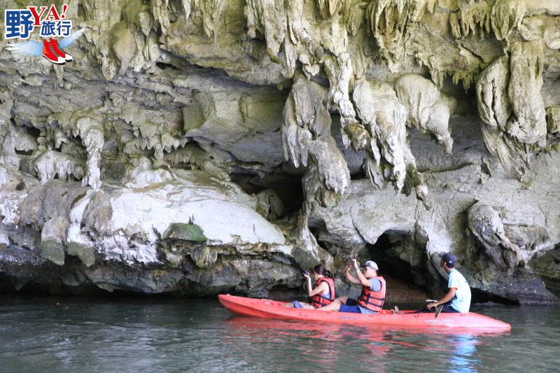 泰國喀比 獨木舟穿梭紅樹林 千年石灰岩洞秘境探險 @Ya!Travel 野旅行新聞網