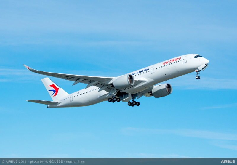 中國東方航空首架A350-900驚豔亮相 全球首發包廂式商務艙 @Ya!Travel 野旅行新聞網