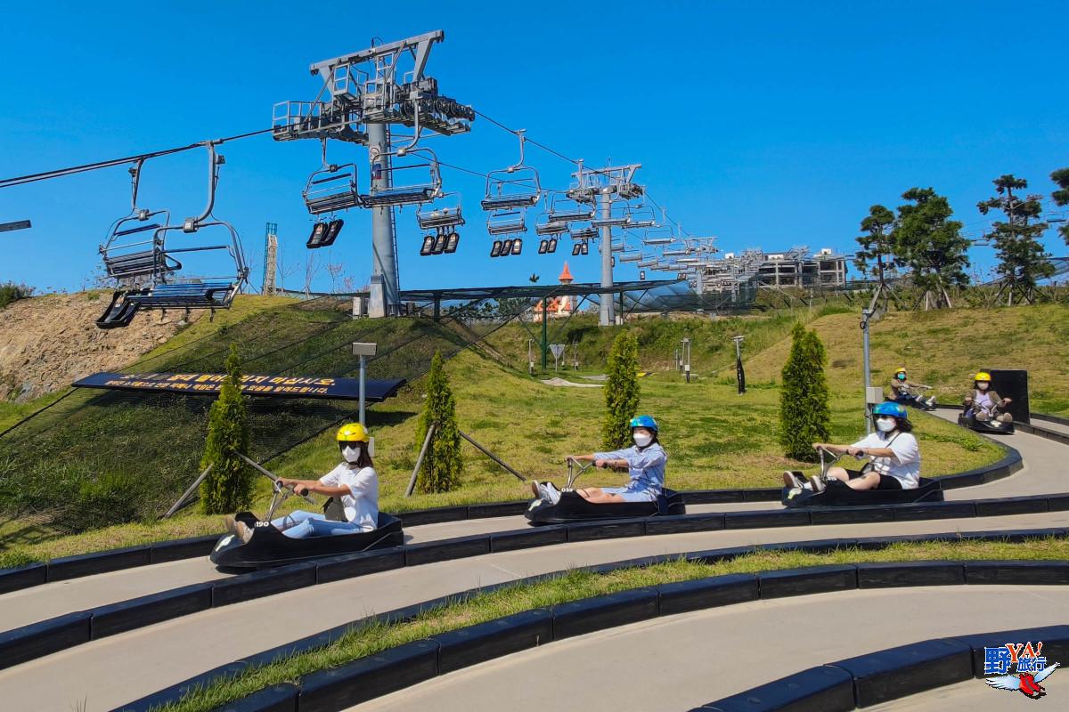 韓國釜山自由行 Skyline Luge釜山天際斜坡滑車刺激又好玩！ @Ya!Travel 野旅行新聞網