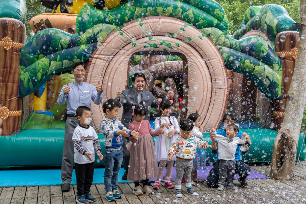 尖山埤春節推出「氣墊泡泡親子樂園」  打造孩子們的快樂天堂   @Ya!Travel 野旅行新聞網