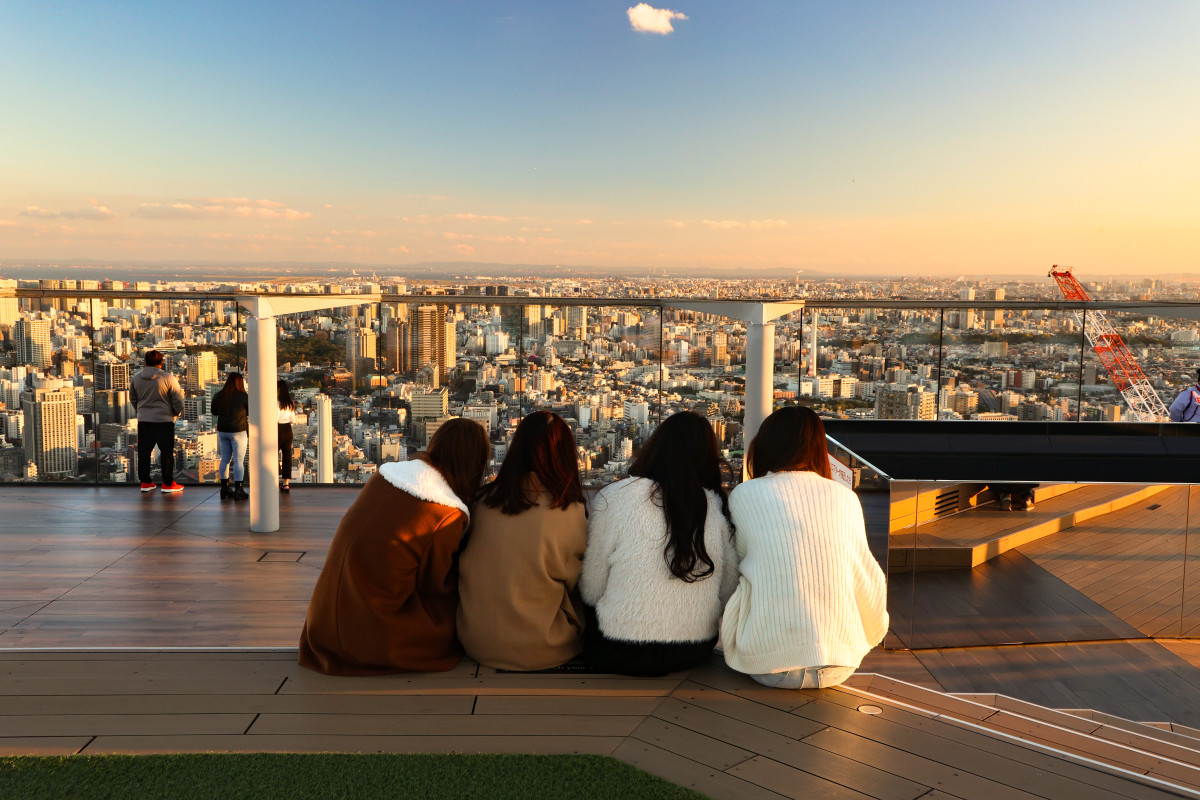 【澀谷天空Shibuya Sky】唯美浪漫的東京夕陽夜景