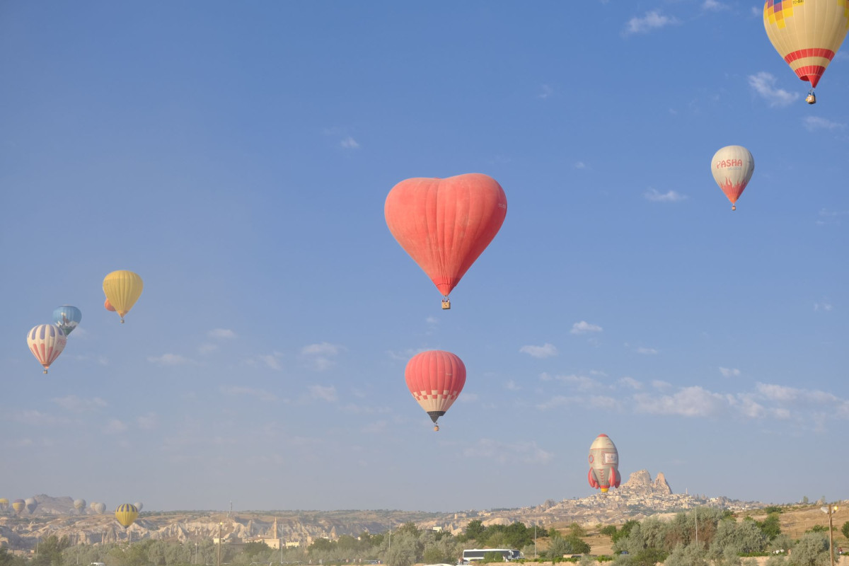 繽紛熱氣球點綴土耳其卡帕多奇亞天空 @Ya!Travel 野旅行新聞網