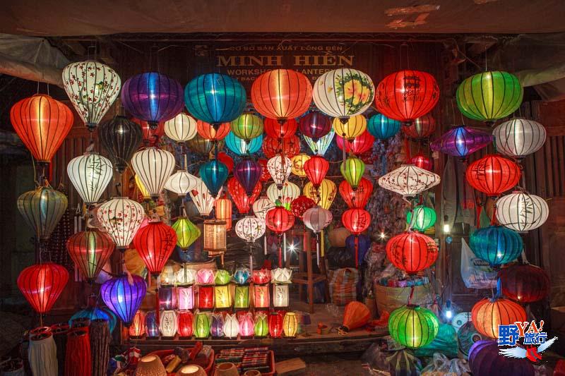 越南世界文化遺產 會安古鎮色彩繽紛的越式燈籠 @Ya!Travel 野旅行新聞網